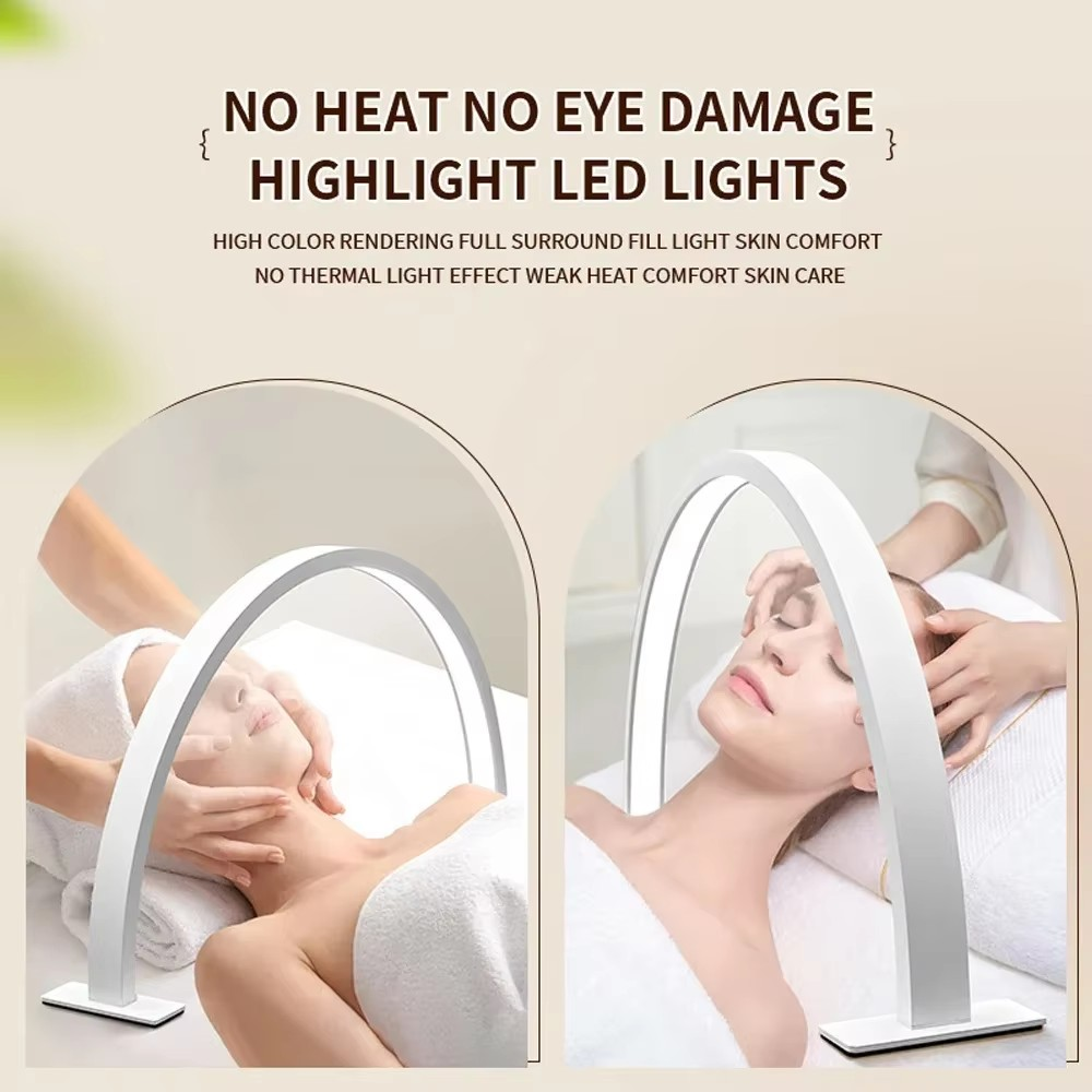 LED Fill Light Professional Nail Lamp U-shape Half Moon With USB Switch Cable For Beauty Salon Nail Shop Table Lamp Nail Lights