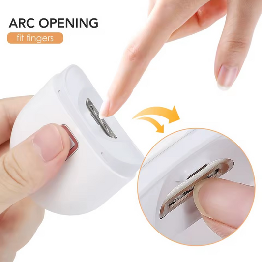 Electric Nail Clipper With Auxiliary Lighting Automatic Nail Grinder for Children and Adult Portable Mini Manicure Tools